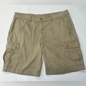 St Johns Bay Mens Khaki Cargo Shorts Mens Size 38